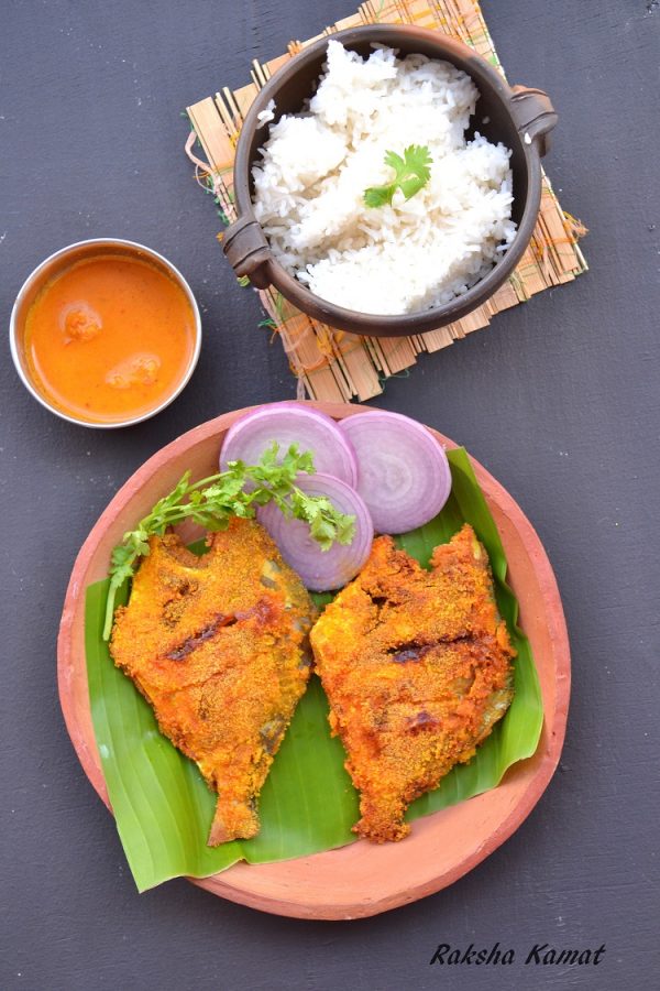 Pomfret Rava Fry Video Raksha S Kitchen