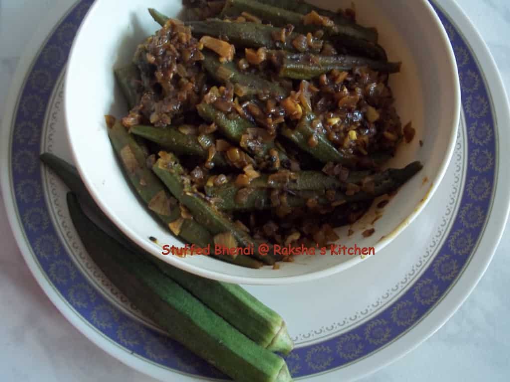 Stuffed Bhendi , Stuffed Okra