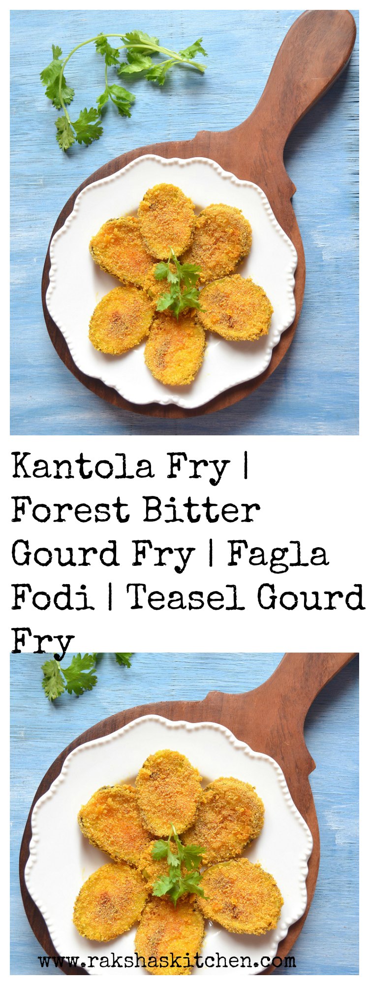 Kantola Fry | Forest Bitter Gourd Fry | Fagla Fodi - Raksha's Kitchen