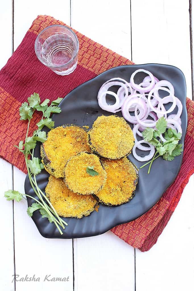 Rava Fried Brinjal