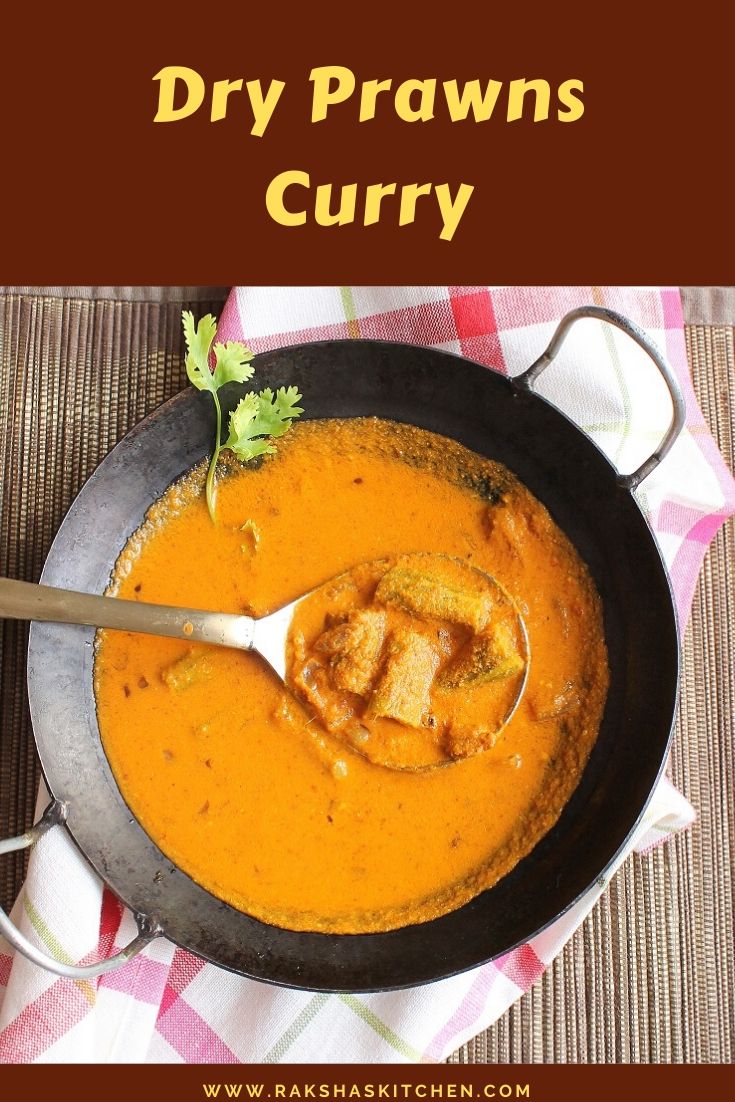 Goan Dry Prawns Curry | Sukya Sungtache Hooman - Raksha's Kitchen