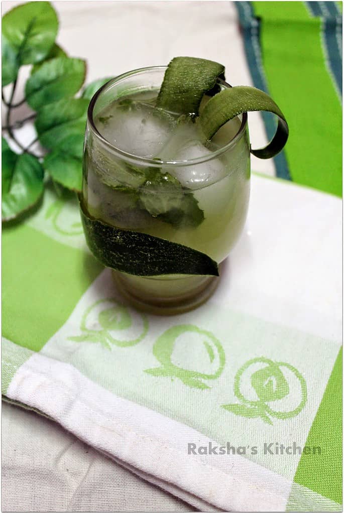 Coconut Cucumber Lemonade Mocktail