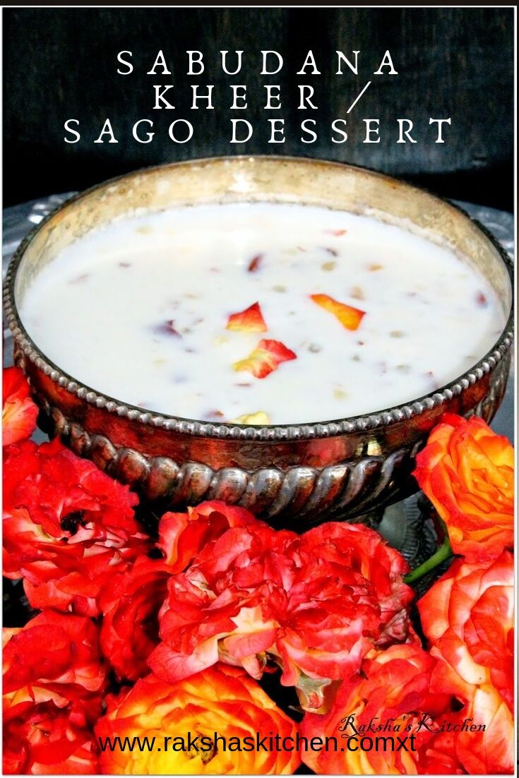 sabudana kheer with step by step images