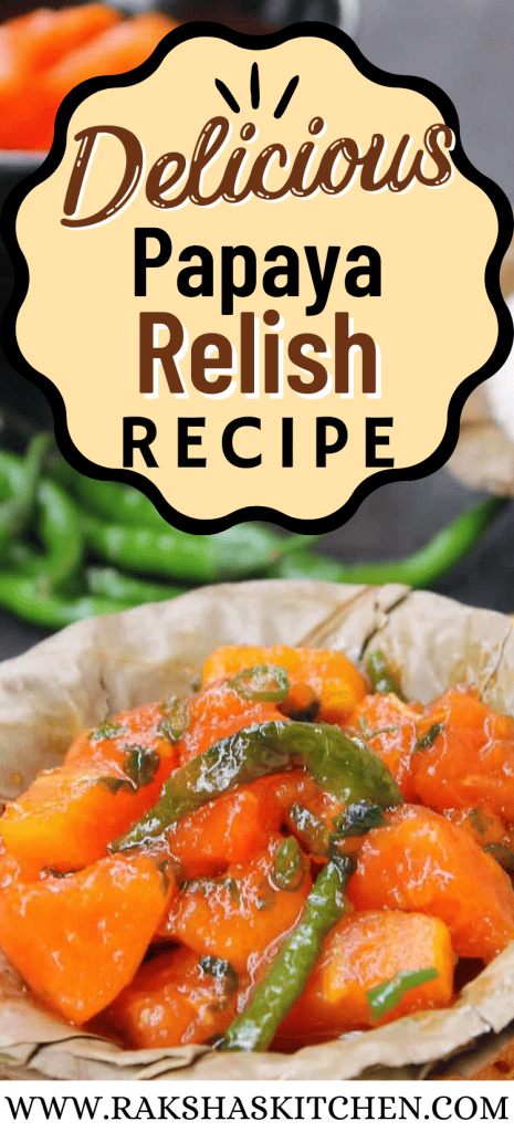 papaya relish Indian