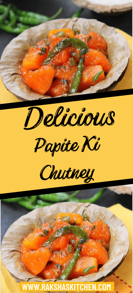 delicious papaya chutney