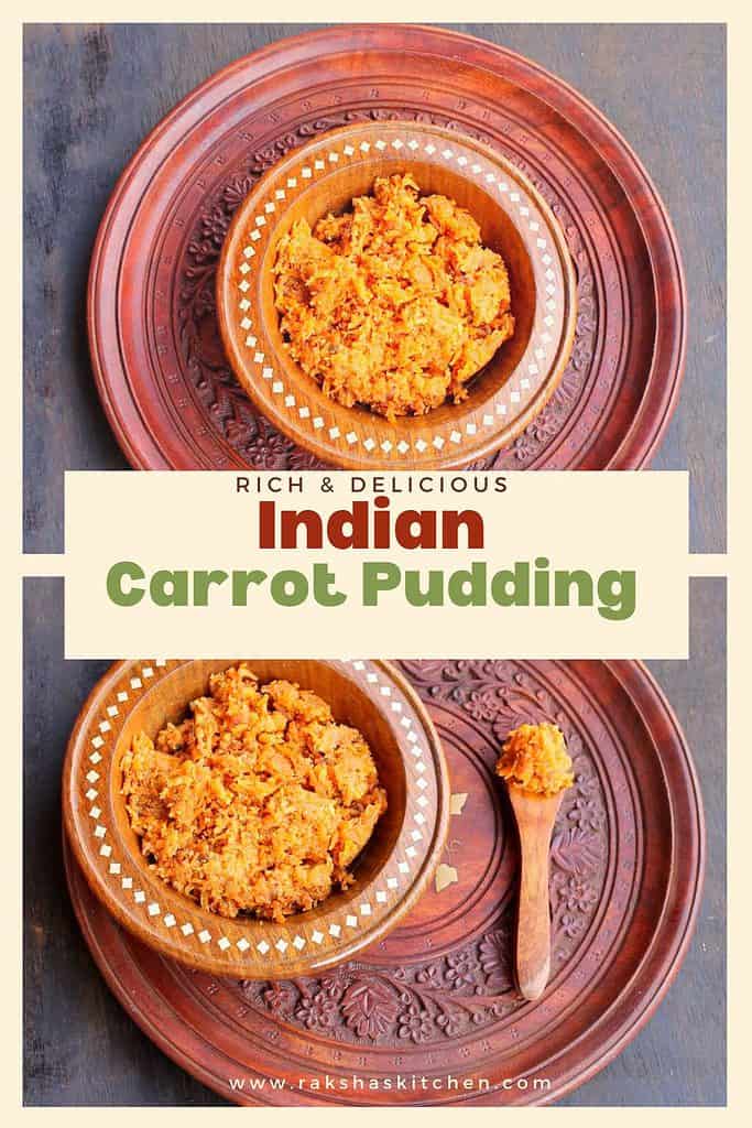 Indian carrot pudding