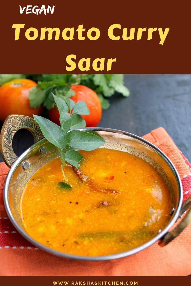 Tomato Saar | Goan Tomato Curry + Video - Raksha's Kitchen