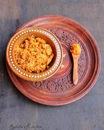 carrot halwa