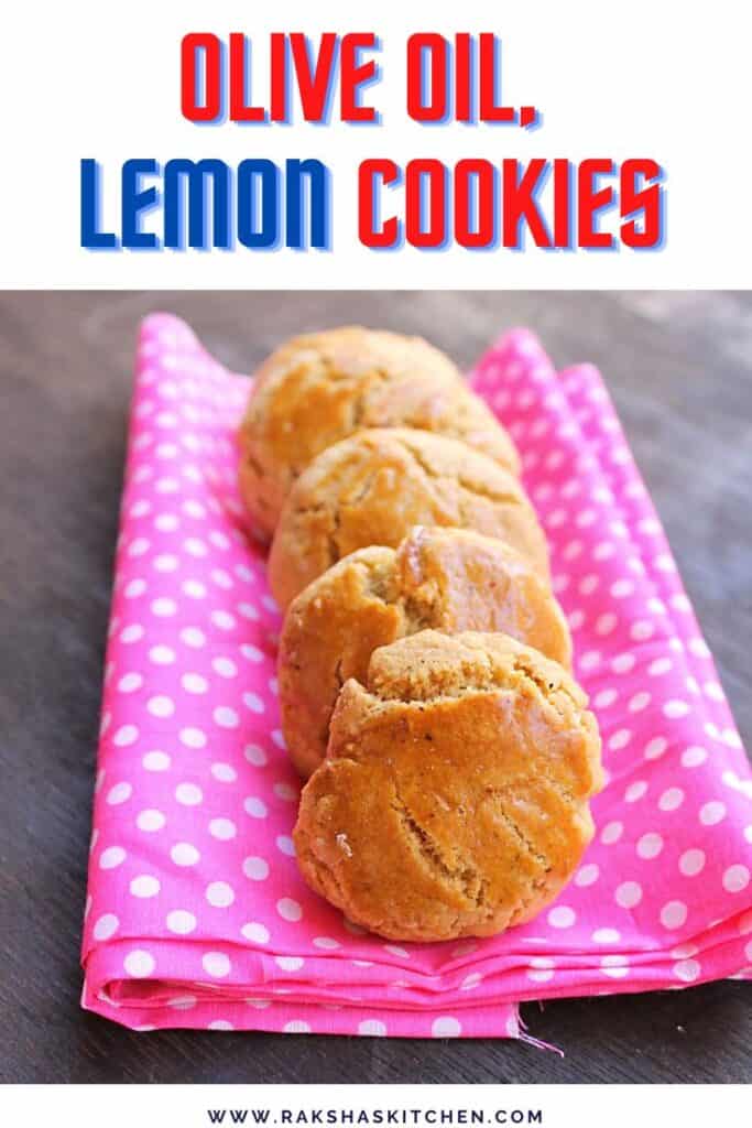 olive oil cookies with lemon