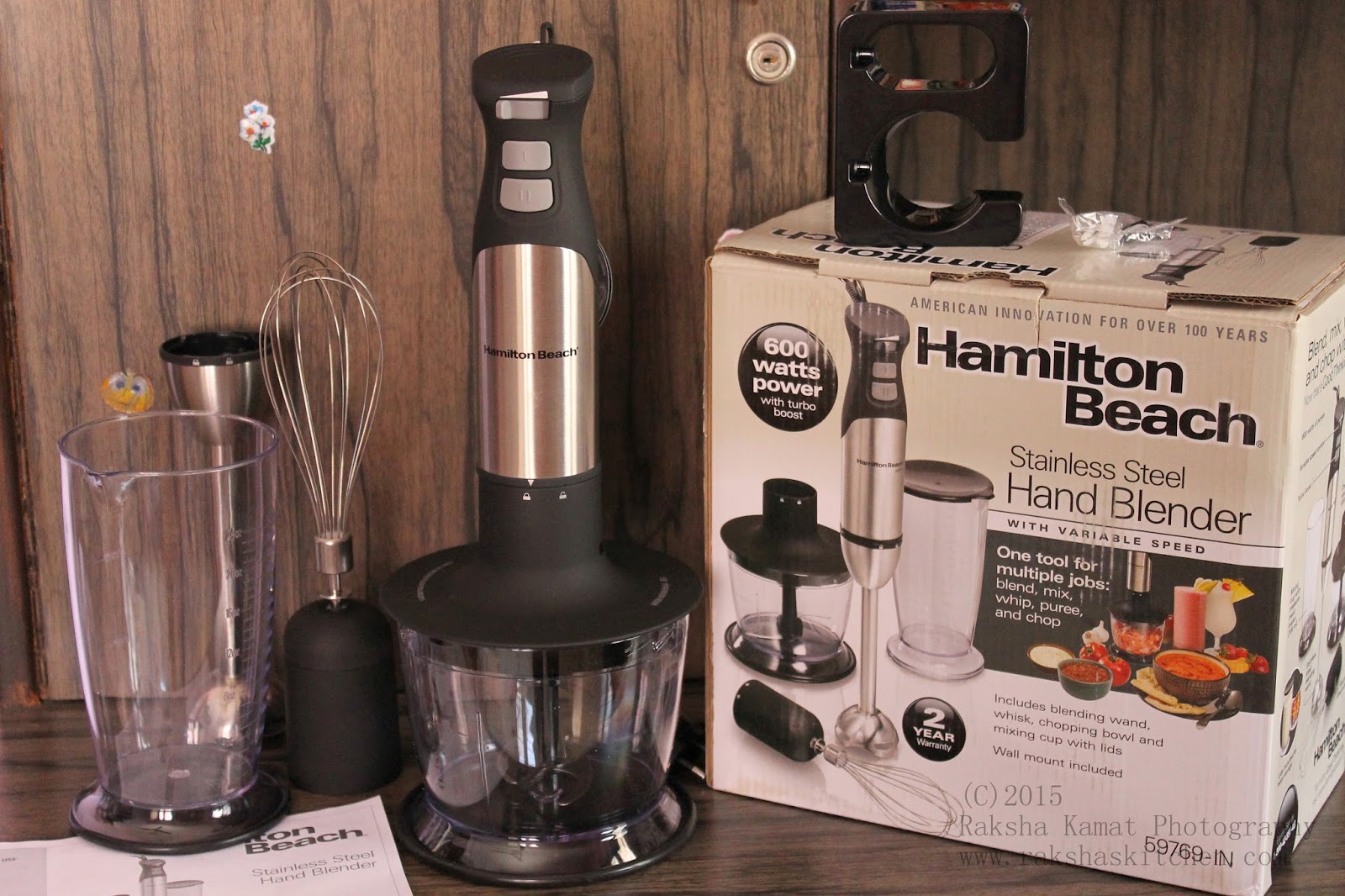 Hamilton Beach Variable Speed Hand Blender with Turbo Boost