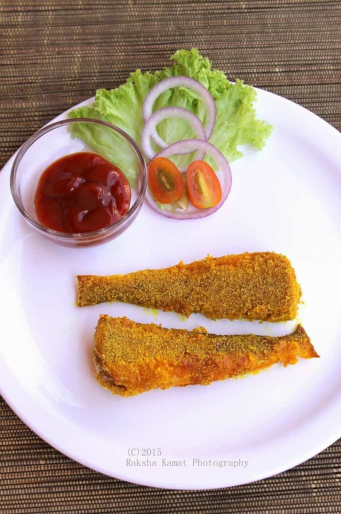 Lady fish rava fry