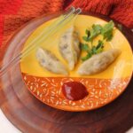 Vegetable Momos, tupperware, Tupperware Steamer, Steamed momos, momos