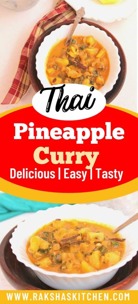 Best Thai pineapple curry