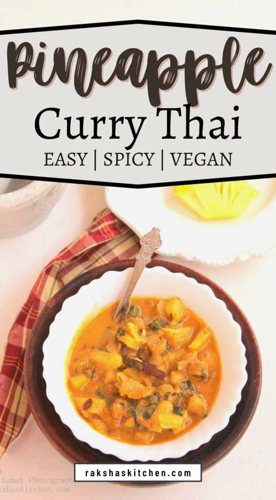 Pineapple curry Thai