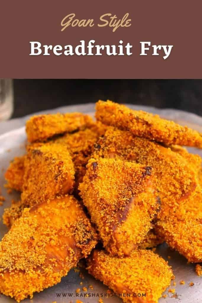 Goan style breadfruit fry