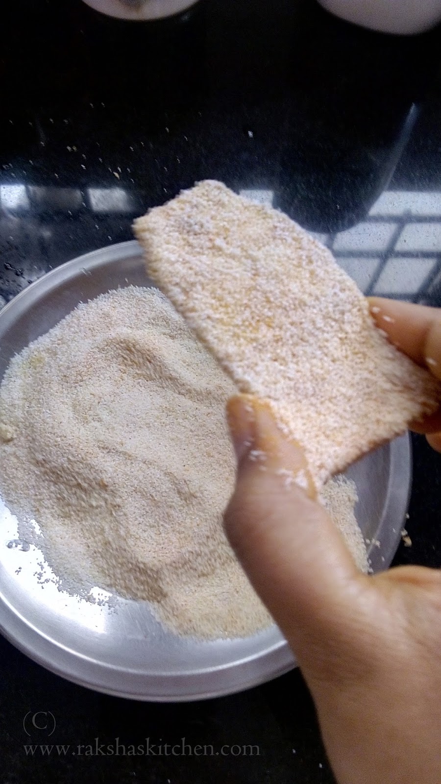 Rava Fried Plantain | Kelyachyo Fodi | Pan Fried Raw Banana - Raksha's ...