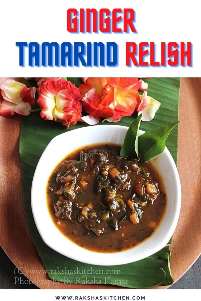 ginger tamarind relish