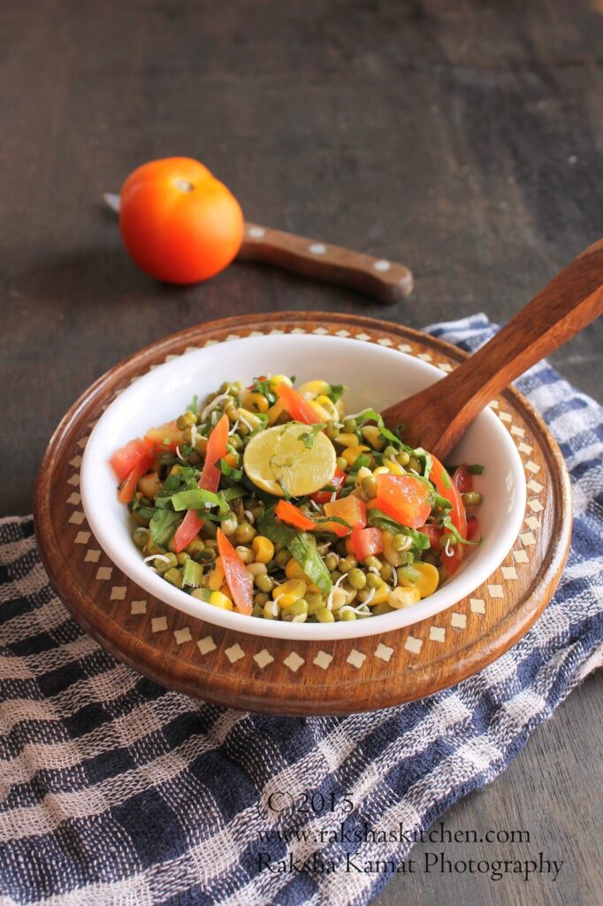 Sprouts salad with mung bean