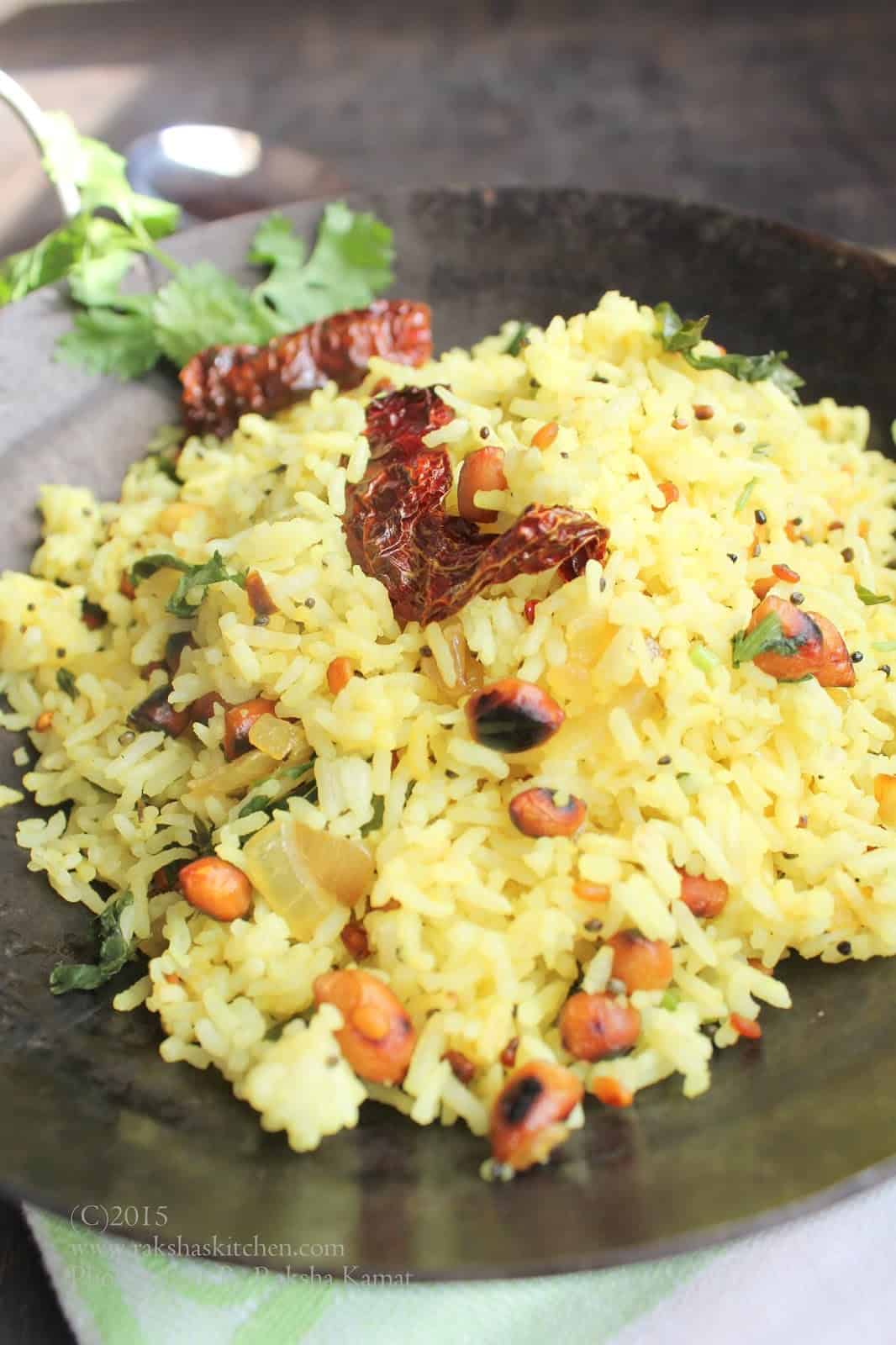 Lemon Rice | Chitranna - Raksha's Kitchen