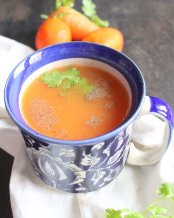 Carrot tomato soup