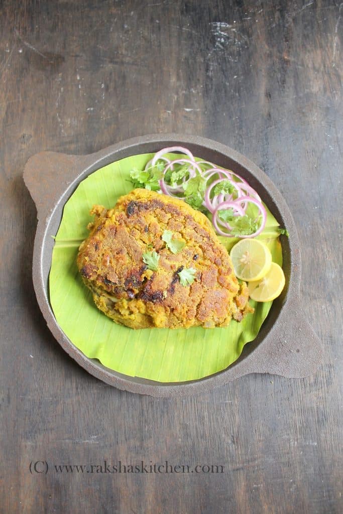 Stuffed pomfret with green masala