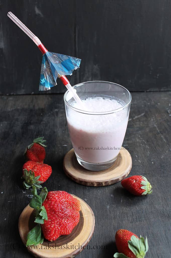 Strawberry milkshake