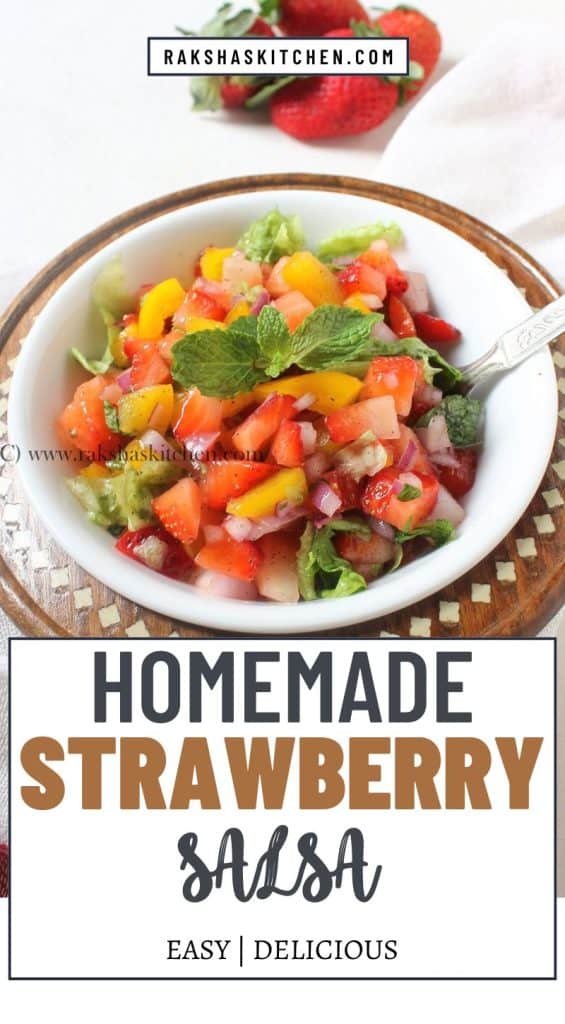 homemade strawberry salsa