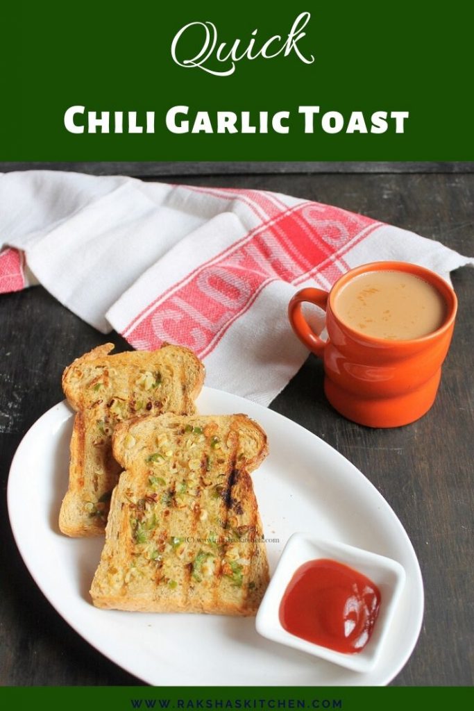 chili garlic toast recipe