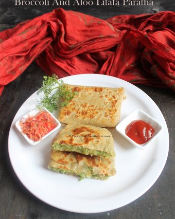 Broccoli aloo lifafa paratha