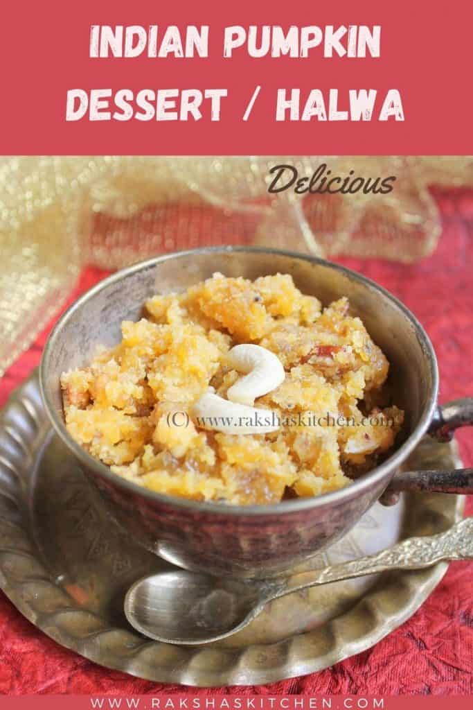 Indian pumpkin halwa