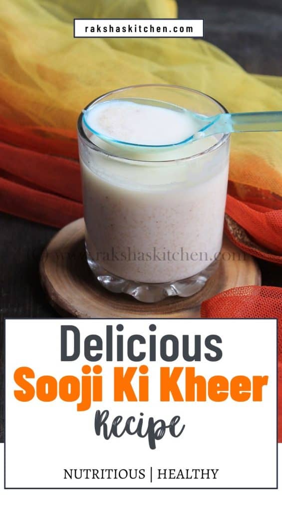 sooji ki kheer