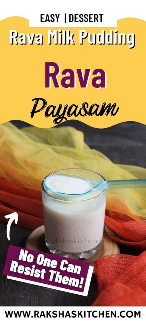 rava payasam