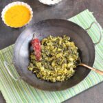 Malabar spinach stir fry