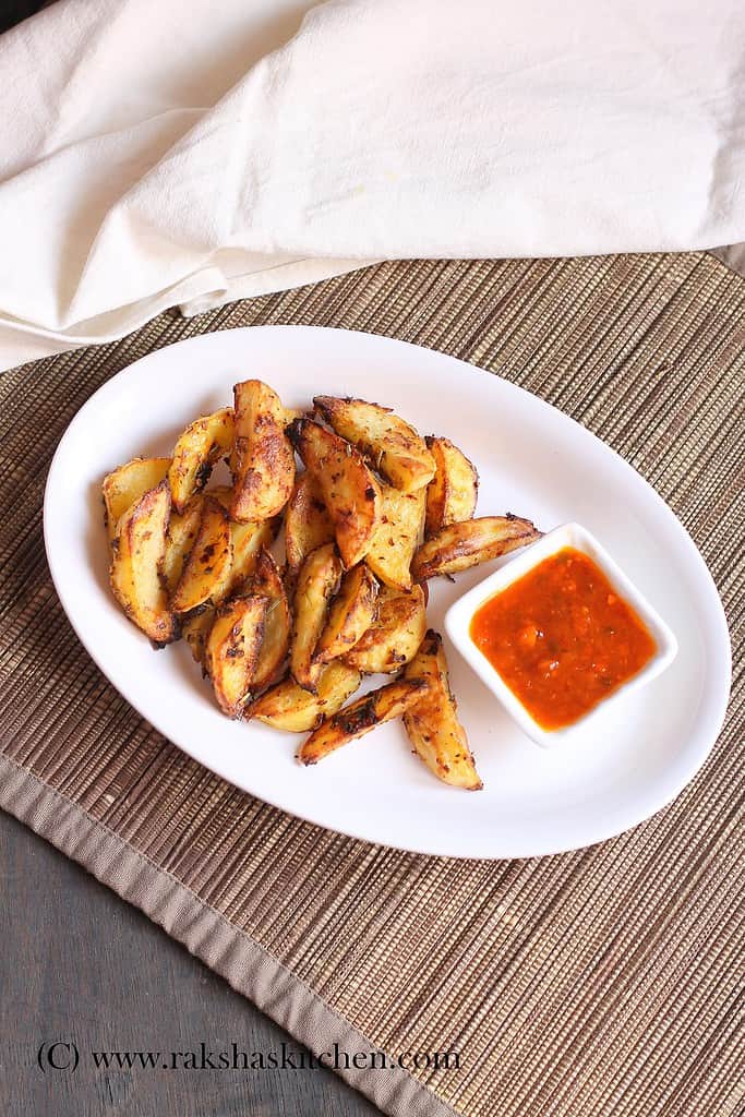 Baked potato wedges