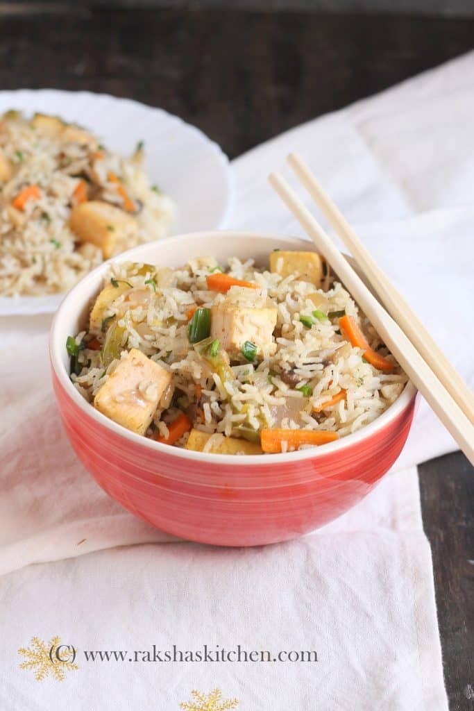 Tofu Stir Fry Rice