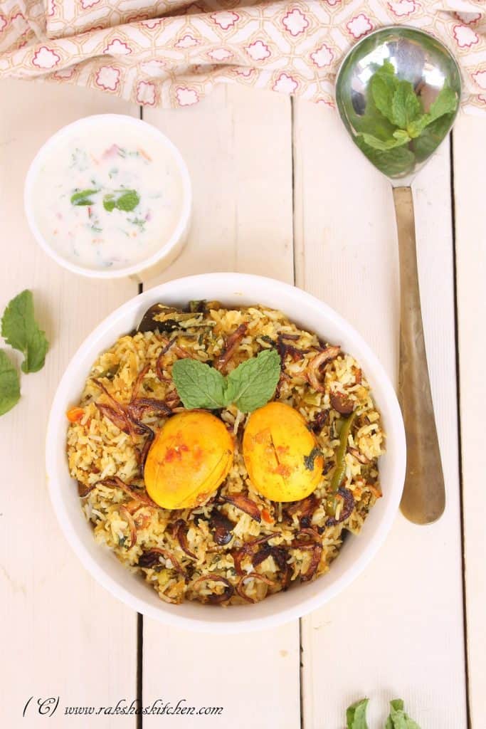 spicy egg biryani recipe