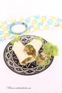 Mexican low fat fish wraps