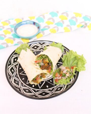 Mexican low fat fish wraps