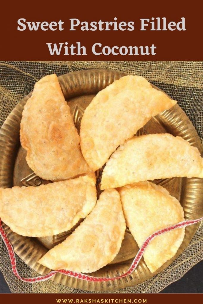 Sweet Pastries Filled with coconut - Nevri