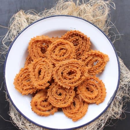 Rice Flour Chakri Or Murukku Recipe - Raksha's Kitchen