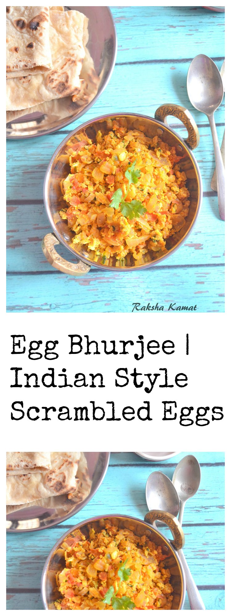 Egg Bhurji | Indian Style Scrambled Egg - Raksha's Kitchen