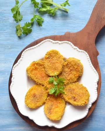 forest bitter gourd rava fry