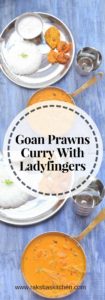 Goan Prawns Curry With Ladyfingers, Goan Prawns Curry