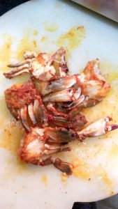 butter garlic crabs, crabs recipe