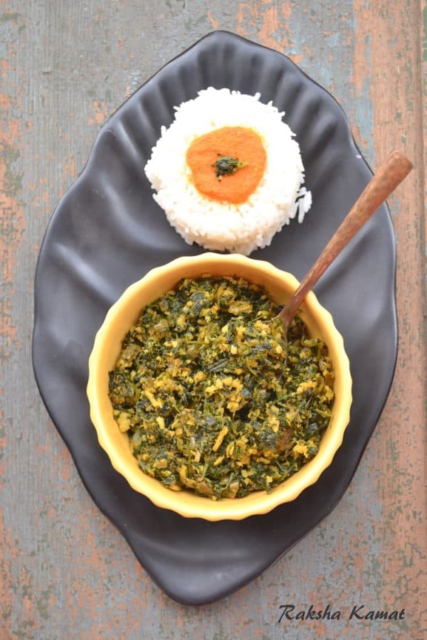 Methi Bhaji | Fenugreek Leaves Stir Fry - Raksha's Kitchen