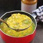 Dal Palak, Spinach dal, dal palak dry, dal made with spinach,dal curry