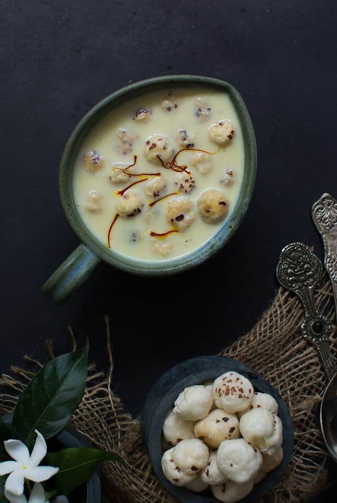 Low-Calorie Diets And Recipes From A Nutritionist,Makhana Kheer Low Calorie Recipe,low-caorie diets