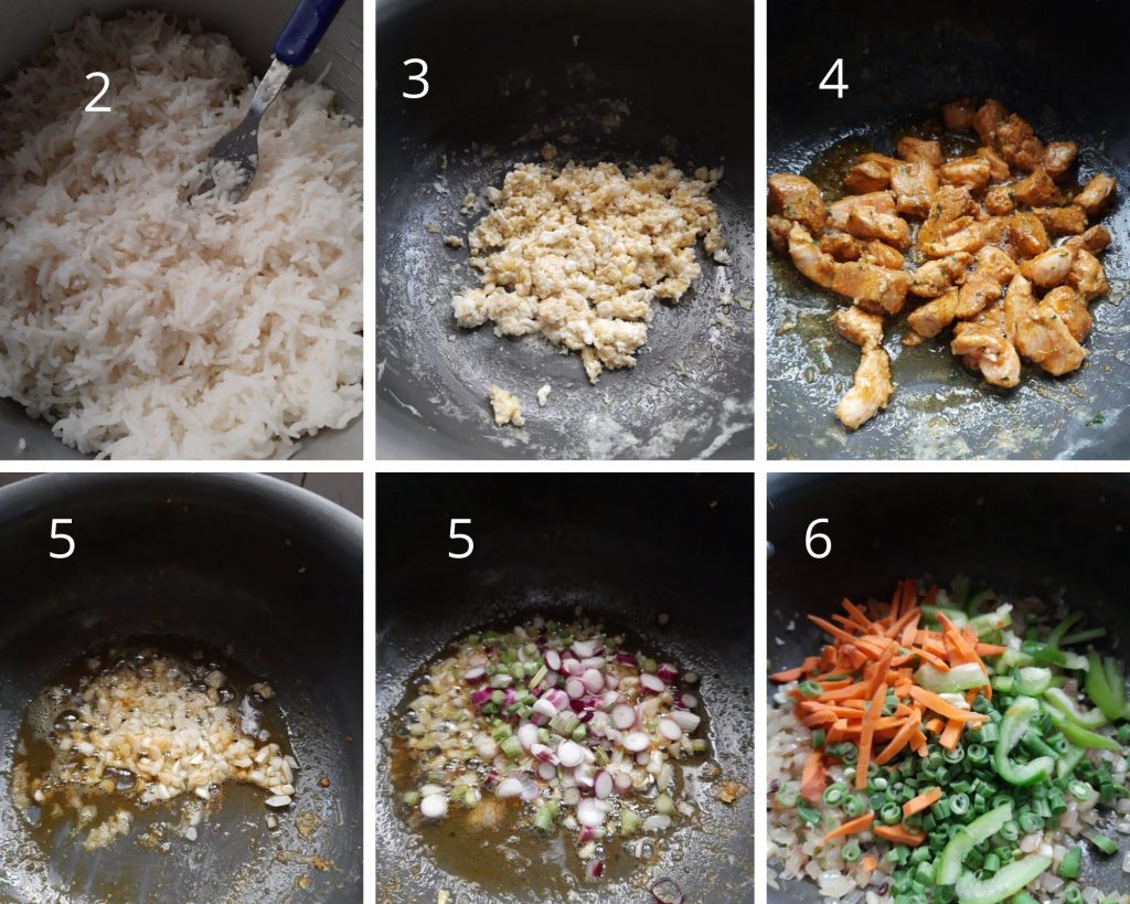 Steps to make Chinese chicken rice