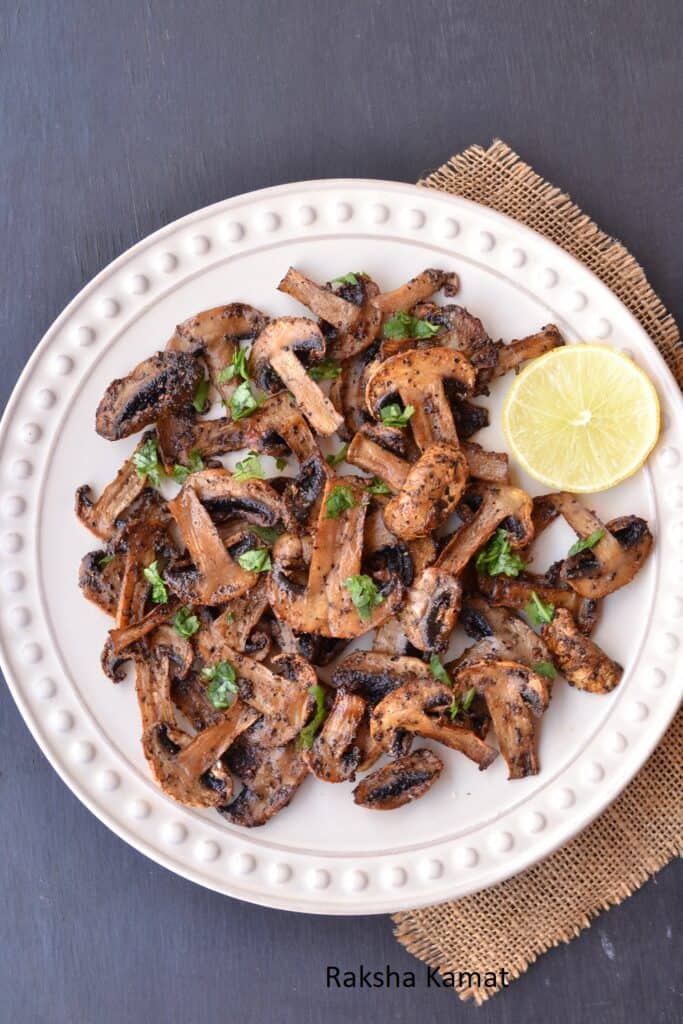 air fryer mushrooms