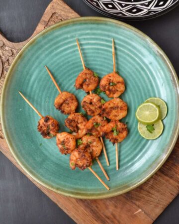 grilled shrimp skewers